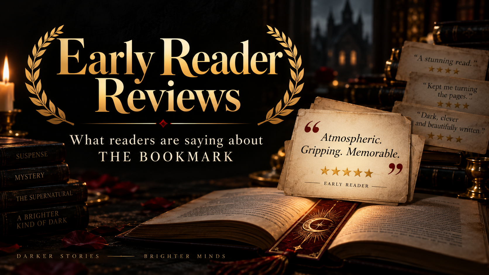 Advance reader reviews graphic